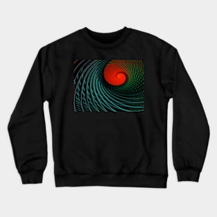 Riding the Fractal Wave Crewneck Sweatshirt